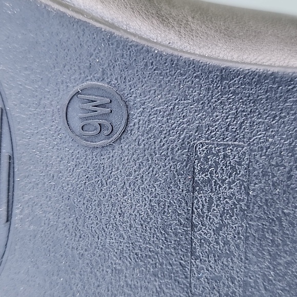 Seychelles Black Loafers with Gold Buckle Size 9W - Picture 10 of 12